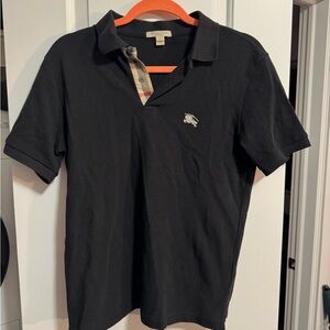 Burberry Black Polo Shirt